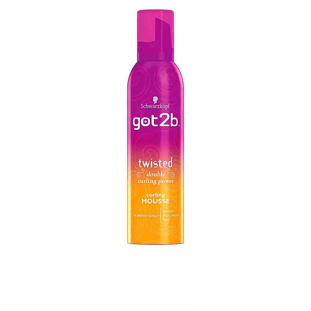 SCHWARZKOPF-GOT2B TWISTED mousse de ondulação dupla 250 ml-DrShampoo - Perfumaria e Cosmética