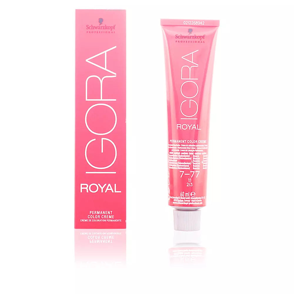 SCHWARZKOPF-IGORA ROYAL 7 77 60ml-DrShampoo - Perfumaria e Cosmética