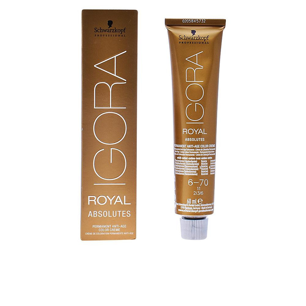 SCHWARZKOPF-IGORA ROYAL ABSOLUTES 6-70 60ml-DrShampoo - Perfumaria e Cosmética