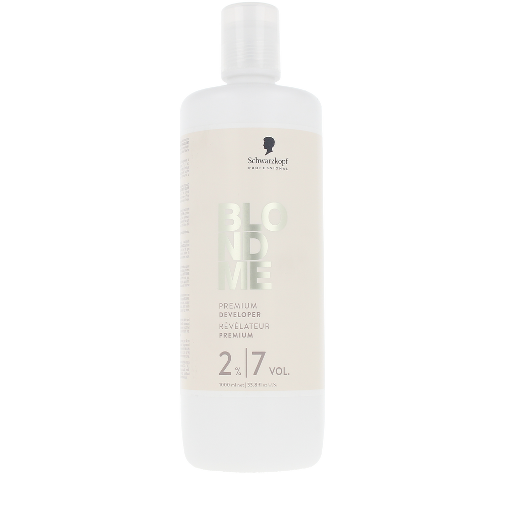 SCHWARZKOPF-Loção BLONDME premium oxidante 2% 7 vol. 1000 ml.-DrShampoo - Perfumaria e Cosmética