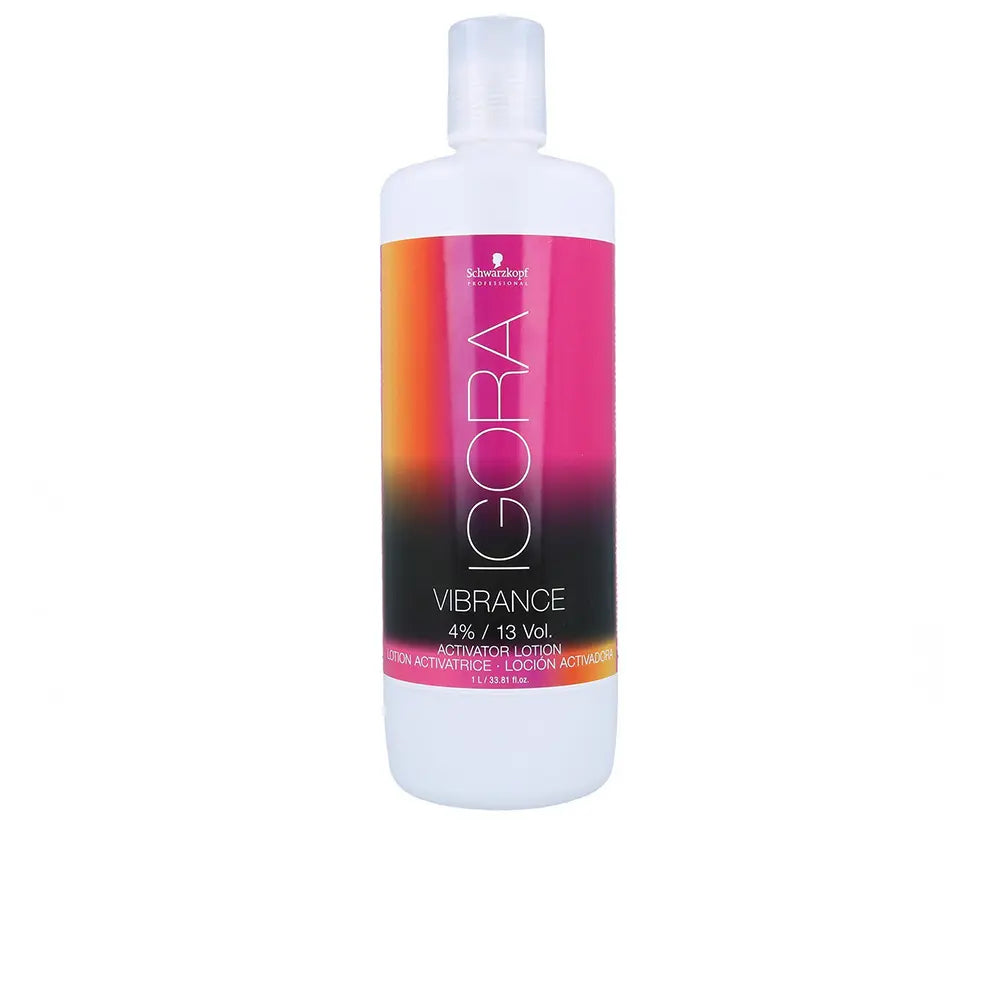 SCHWARZKOPF-Loção reveladora IGORA VIBRANCE 4% 13 vol. 1000 ml.-DrShampoo - Perfumaria e Cosmética