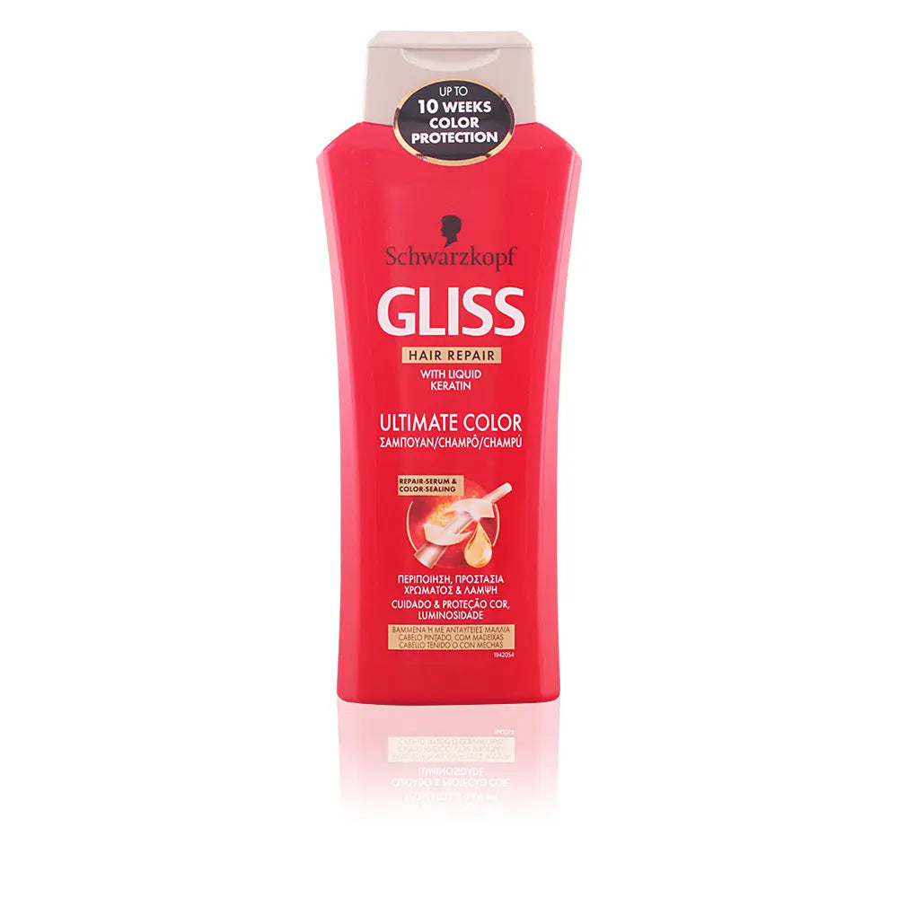 SCHWARZKOPF MASS MARKET-GLISS COR SUPERIOR champô 400 ml-DrShampoo - Perfumaria e Cosmética