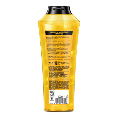 SCHWARZKOPF MASS MARKET-SHAMPOO GLISS OLEO NUTRITIVO 400 ml-DrShampoo - Perfumaria e Cosmética