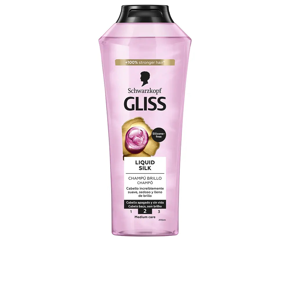 SCHWARZKOPF MASS MARKET-Shampoo GLISS SEDA LÍQUIDA 400 ml-DrShampoo - Perfumaria e Cosmética