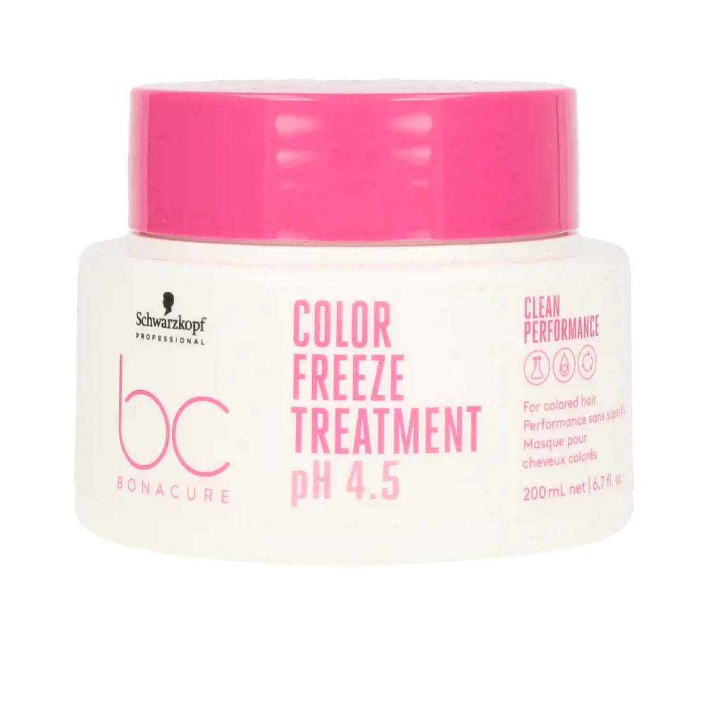 SCHWARZKOPF-Máscara de tratamento BC COLOR FREEZE 200 ml-DrShampoo - Perfumaria e Cosmética