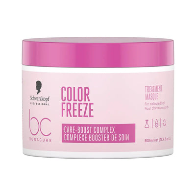 SCHWARZKOPF-Máscara de tratamento BONACURE COLOR FREEZE 500 ml-DrShampoo - Perfumaria e Cosmética