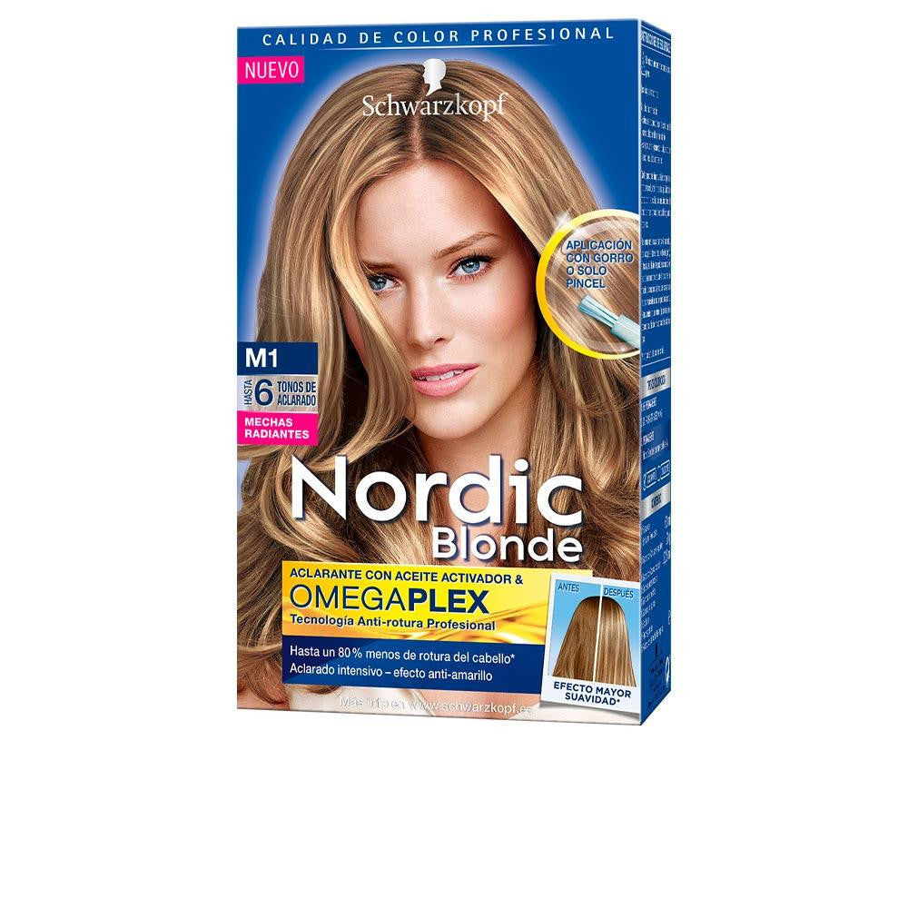 SCHWARZKOPF-NORDIC BLONDE M1 mechas radiantes-DrShampoo - Perfumaria e Cosmética