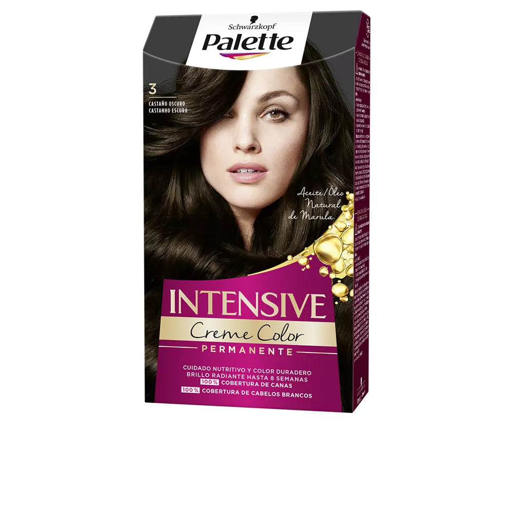 SCHWARZKOPF-PALETA INTENSIVA matiz 3 marrom escuro-DrShampoo - Perfumaria e Cosmética