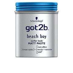 SCHWARZKOPF-Pasta fosca GOT2B BEACH BOY sufer look 100 ml-DrShampoo - Perfumaria e Cosmética