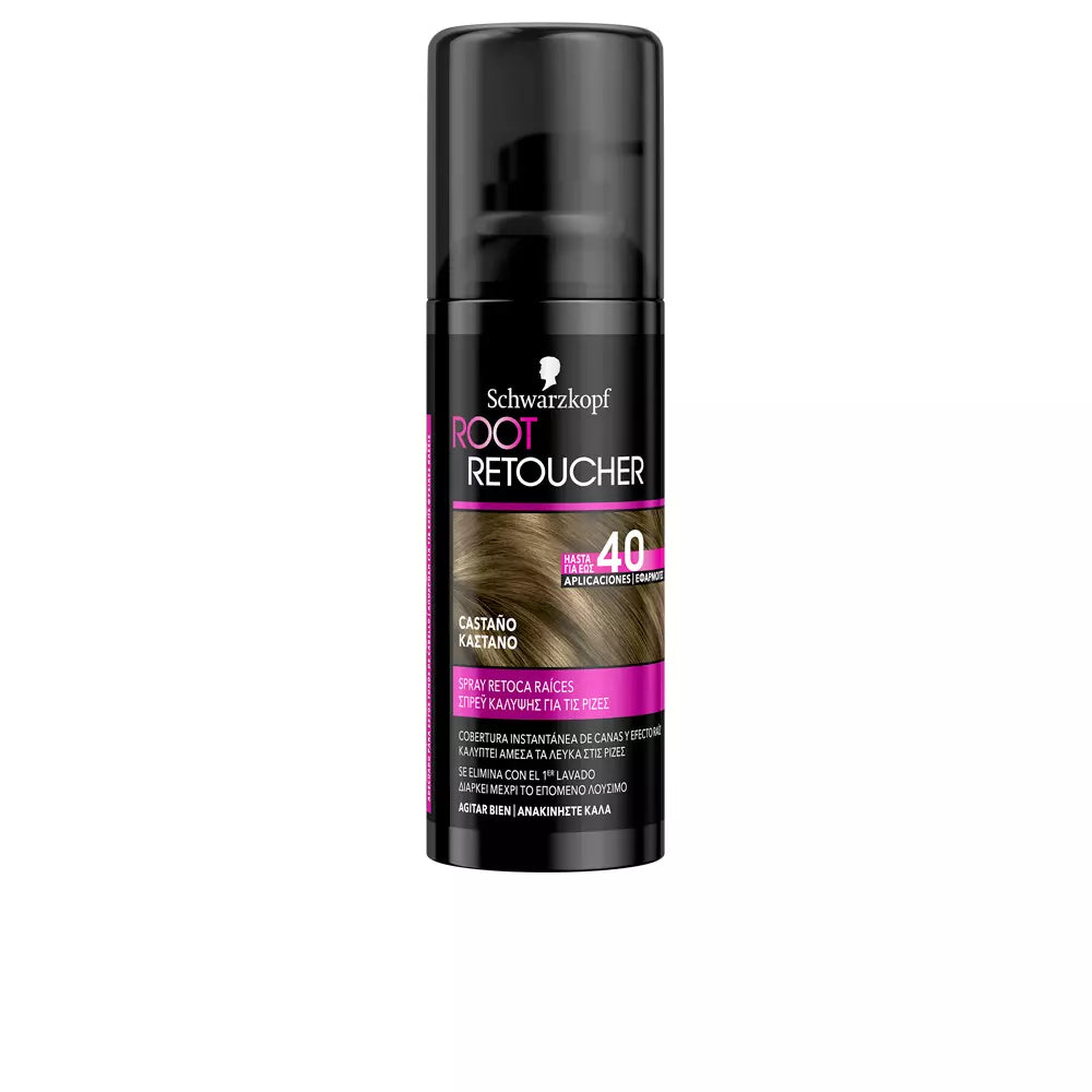 SCHWARZKOPF-ROOT RETOUCHER retoque raízes spray castanha 120 ml-DrShampoo - Perfumaria e Cosmética