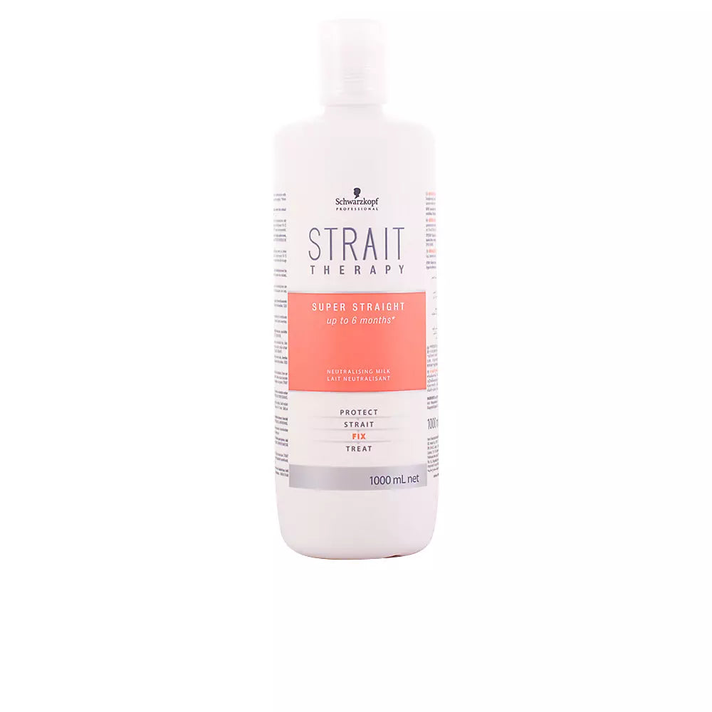 SCHWARZKOPF-STRAIT STYLING THERAPY leite neutralizante 1000 ml-DrShampoo - Perfumaria e Cosmética