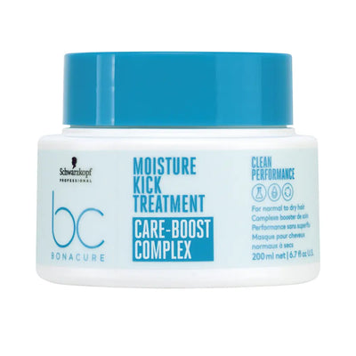 SCHWARZKOPF-Tratamento BONACURE MOISTURE KICK 200 ml.-DrShampoo - Perfumaria e Cosmética