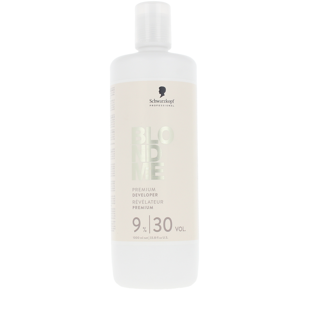 SCHWARZKOPF-desenvolvedor premium BLONDME 9% 30 vol. 1000ml-DrShampoo - Perfumaria e Cosmética