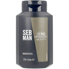 SEB MAN-SEBMAN O BOSS Shampoo Refrescante Espessante 250 ml-DrShampoo - Perfumaria e Cosmética