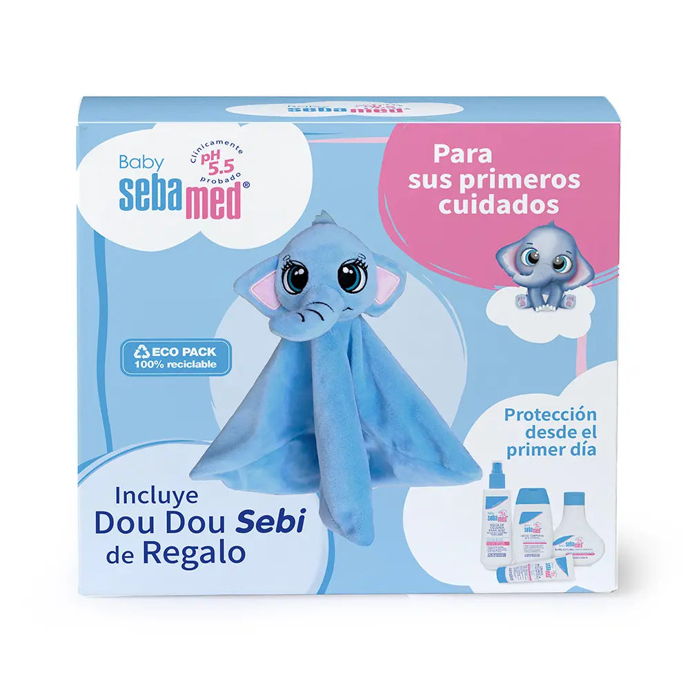 SEBAMED-CONJUNTO BABY BASKET SEBAMED DOU DOU 5 pcs.-DrShampoo - Perfumaria e Cosmética