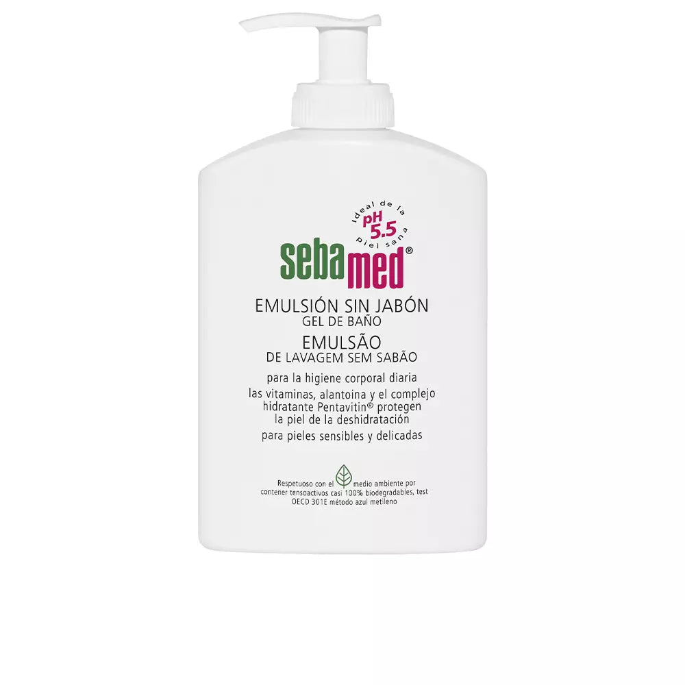 SEBAMED-EMULSÃO SEM SABÃO gel de banho 500 ml-DrShampoo - Perfumaria e Cosmética