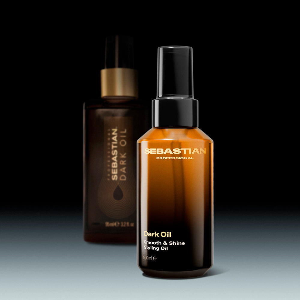 SEBASTIAN PROFESSIONALS-DARK OIL Óleo de styling profissional leve para cabelos aveludados, macios e brilhantes 95 ml-DrShampoo - Perfumaria e Cosmética
