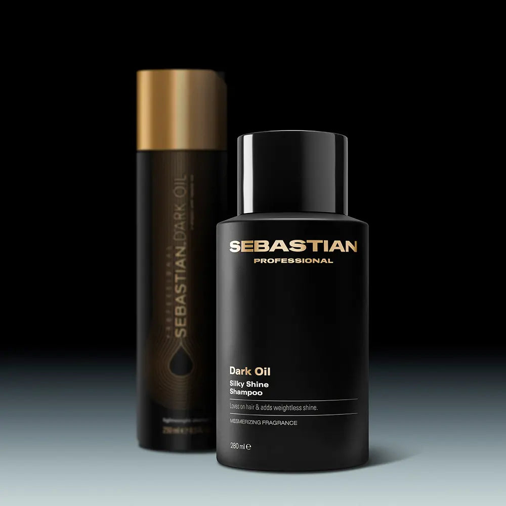 SEBASTIAN PROFESSIONALS-DARK OIL professional shampoo revitalizante para cabelos sedosos e brilhantes 280 ml.-DrShampoo - Perfumaria e Cosmética