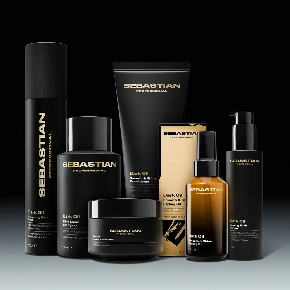 SEBASTIAN PROFESSIONALS-DARK OIL professional shampoo revitalizante para cabelos sedosos e brilhantes 280 ml.-DrShampoo - Perfumaria e Cosmética
