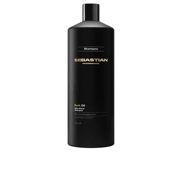 SEBASTIAN PROFESSIONALS-DARK OIL shampoo revitalizante profissional para cabelo sedoso e brilhante 1000 ml.-DrShampoo - Perfumaria e Cosmética Main image