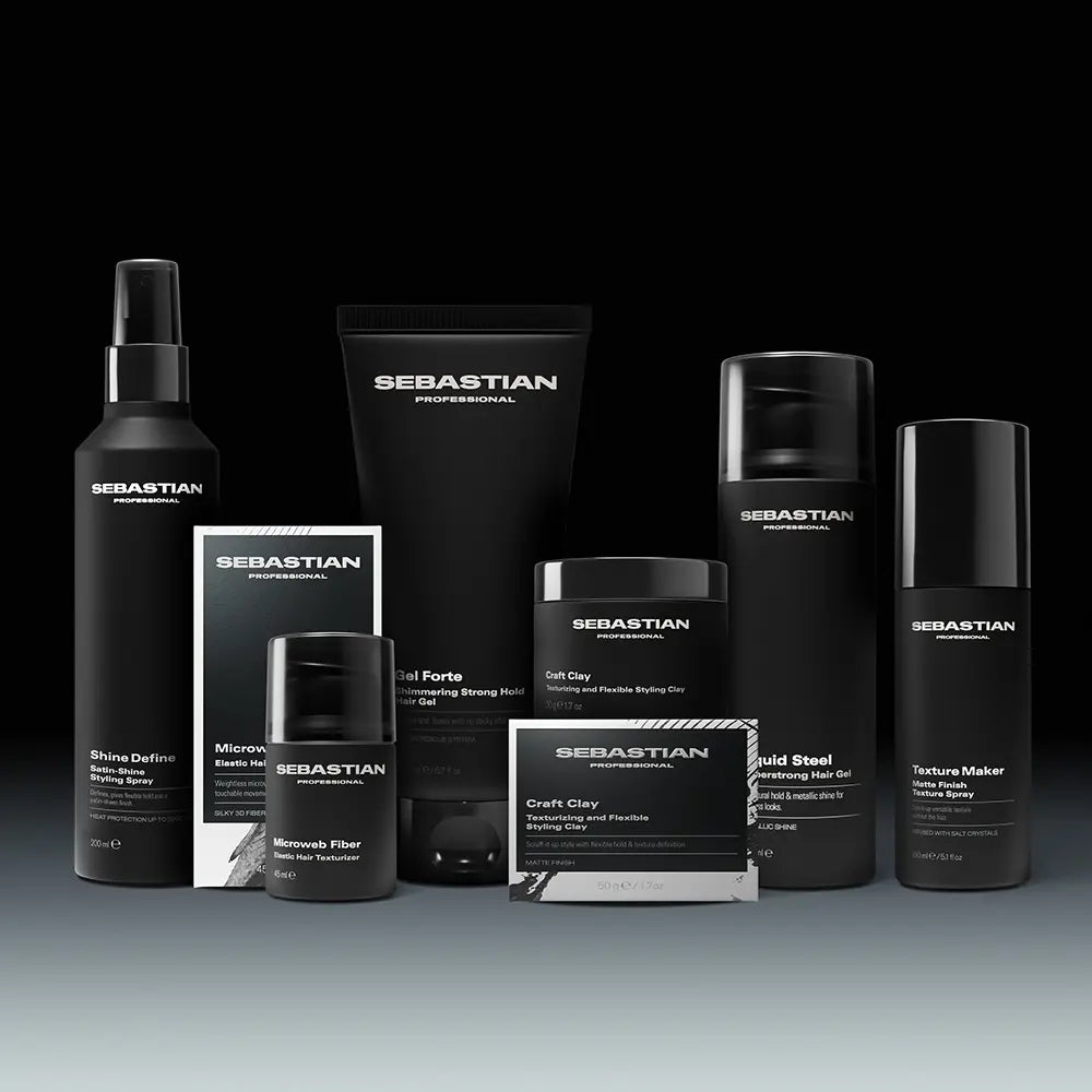 SEBASTIAN PROFESSIONALS-GEL FORTE gel de fixação forte esculpe e modela o cabelo 200 ml.-DrShampoo - Perfumaria e Cosmética