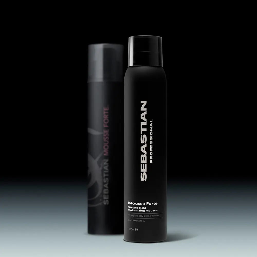 SEBASTIAN PROFESSIONALS-MOUSSE FORTE espuma modeladora volumizadora fixação forte 200 ml.-DrShampoo - Perfumaria e Cosmética