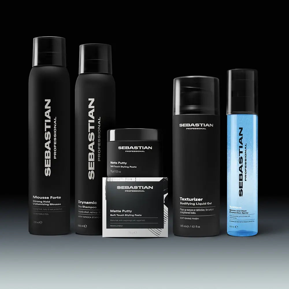 SEBASTIAN PROFESSIONALS-MOUSSE FORTE espuma modeladora volumizadora fixação forte 200 ml.-DrShampoo - Perfumaria e Cosmética