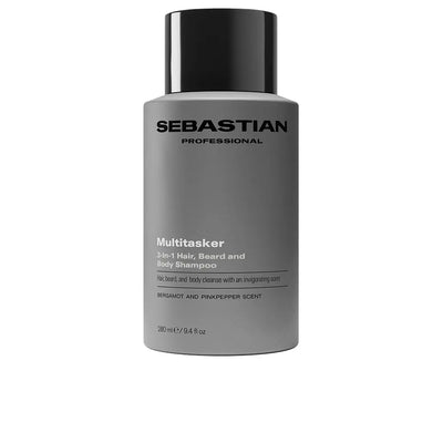 SEBASTIAN PROFESSIONALS-MULTITASKER shampoo 3 em 1 para homens.-DrShampoo - Perfumaria e Cosmética