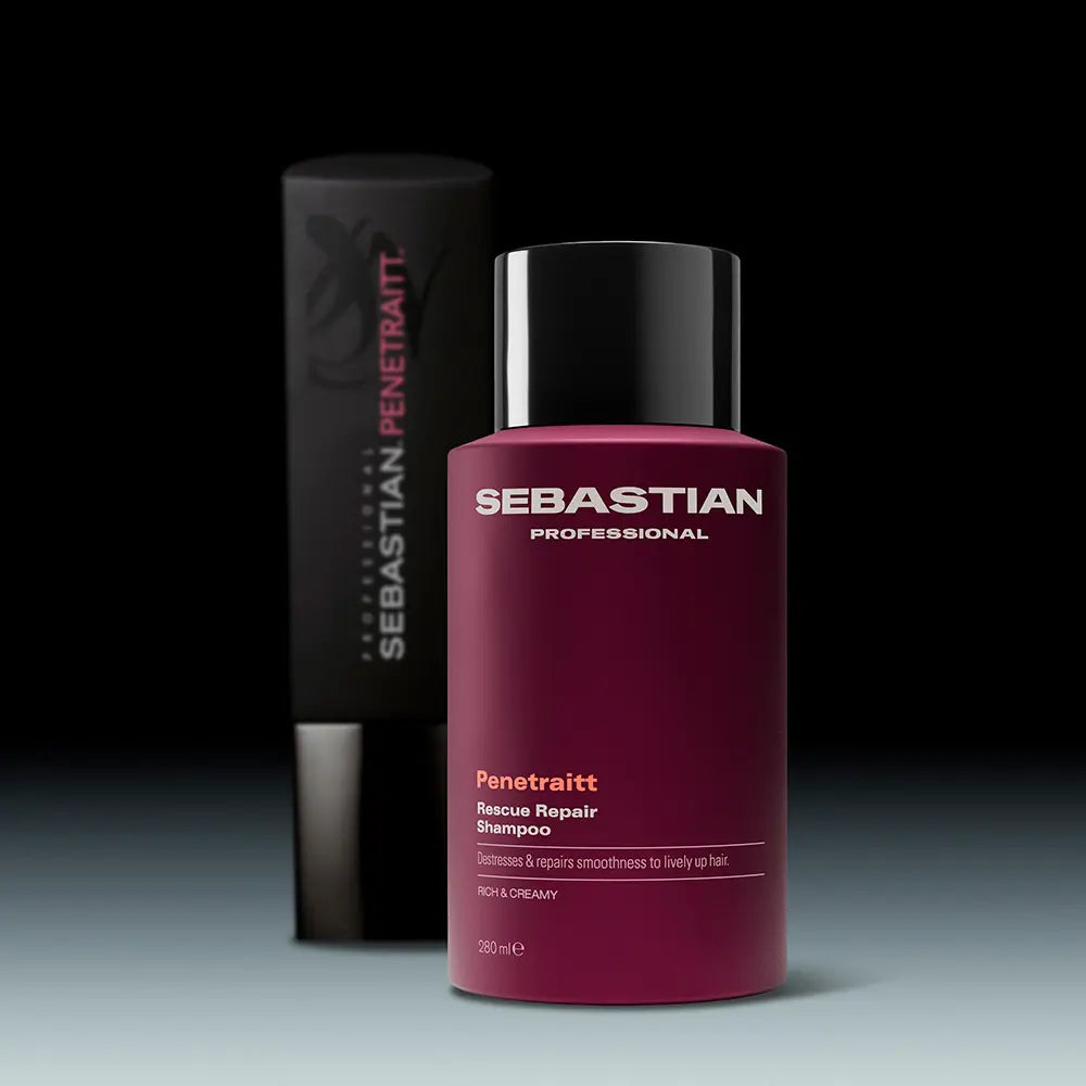 SEBASTIAN PROFESSIONALS-PENETRAITT shampoo de reparação profissional textura cremosa limpa.-DrShampoo - Perfumaria e Cosmética