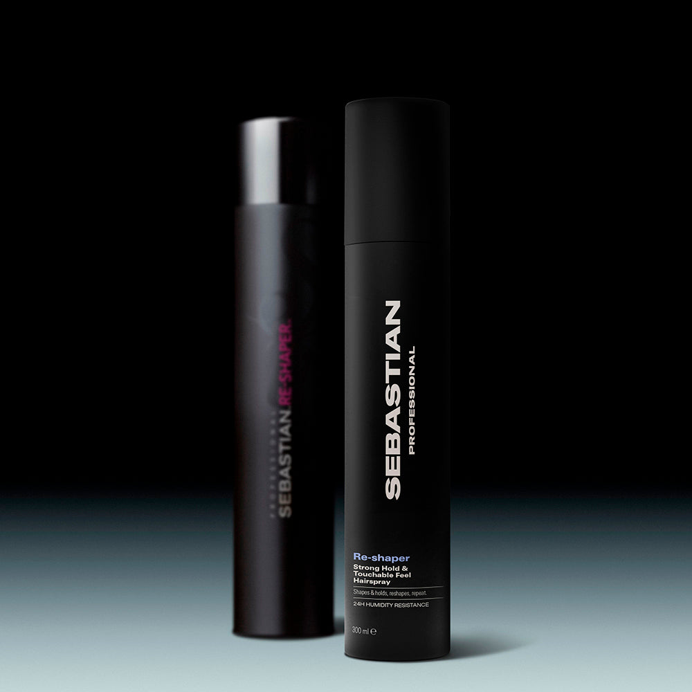 SEBASTIAN PROFESSIONALS-Spray de Cabelo RESHAPER Fixação Forte Toque Suave Resistência à Humidade 24 Horas 300ml.-DrShampoo - Perfumaria e Cosmética