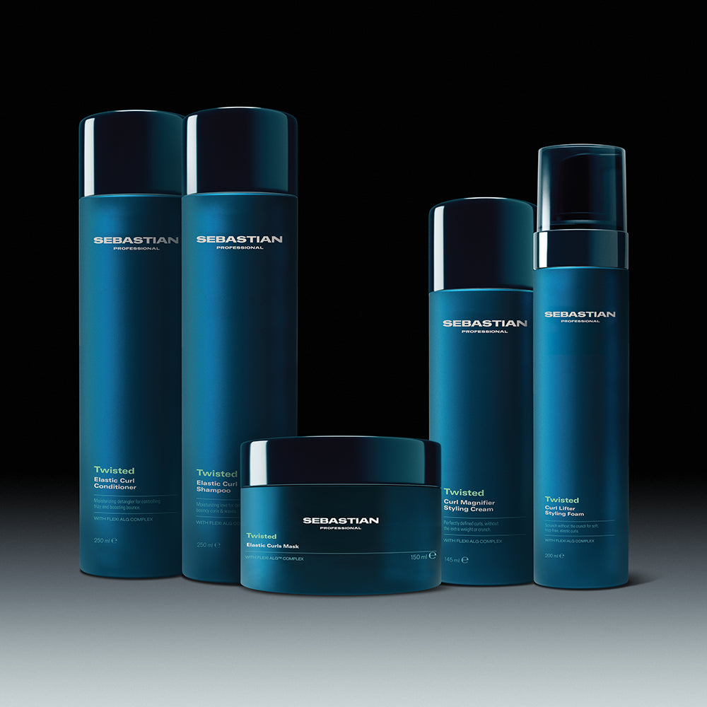 SEBASTIAN PROFESSIONALS-TWISTED Máscara Anti-Frizz de Hidratação Intensa para Cachos e Ondas 150ml-DrShampoo - Perfumaria e Cosmética