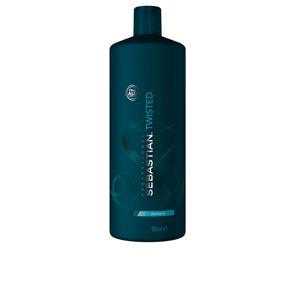 SEBASTIAN-Shampoo elástico limpador para cachos TWISTED 1000 ml-DrShampoo - Perfumaria e Cosmética