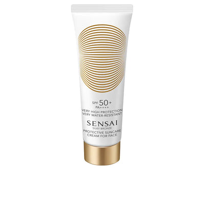 SENSAI-Creme protetor solar SILKY BRONZE para rosto FPS50+ 50 ml-DrShampoo - Perfumaria e Cosmética
