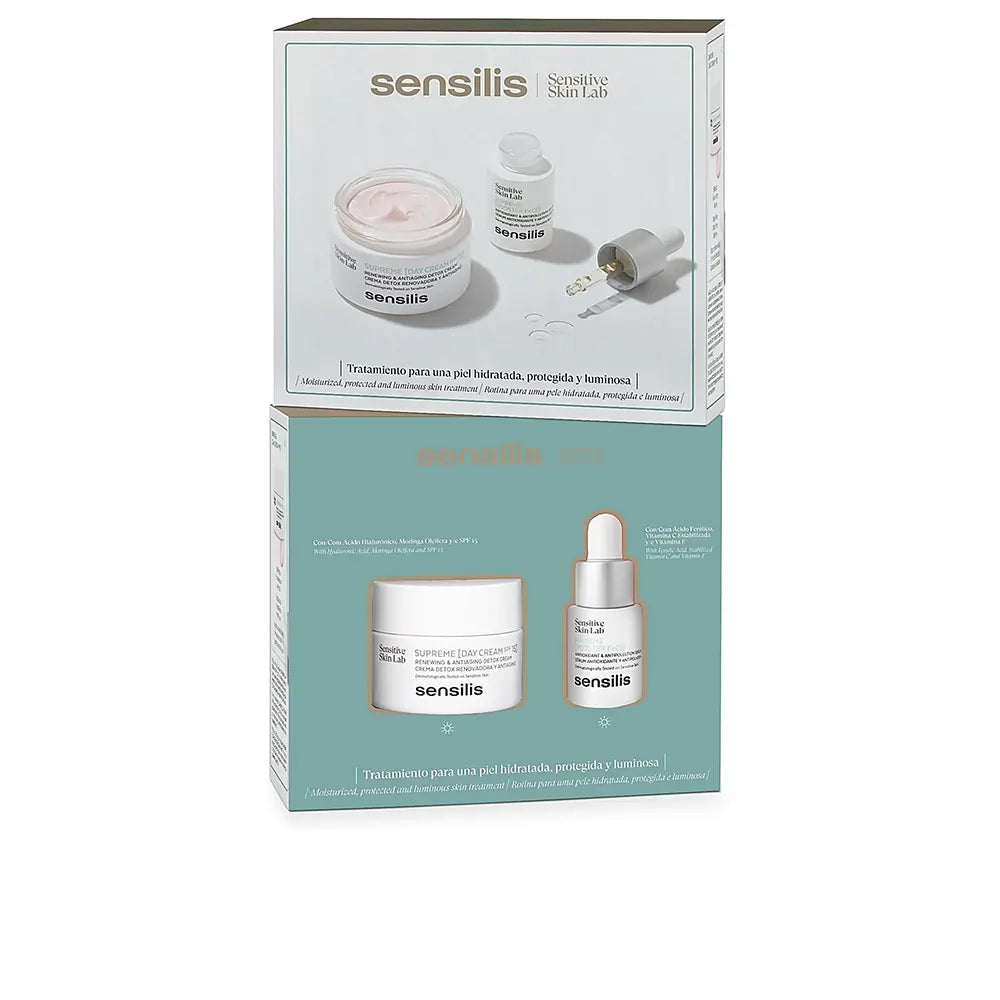 SENSILIS-CREME DE DIA SUPREMO SPF15 ESTOJO 2 unid.-DrShampoo - Perfumaria e Cosmética