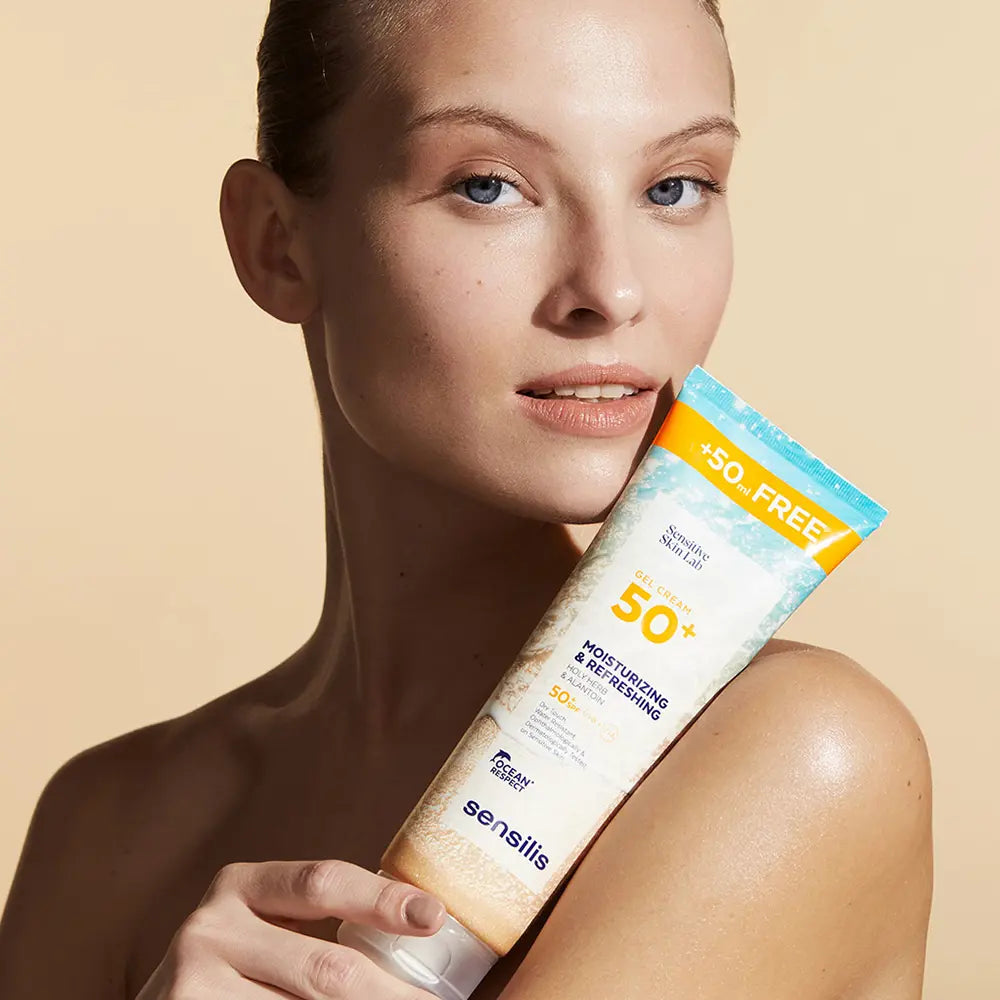 SENSILIS-CREME GEL HIDRATANTE REFRESCANTE FPS50 250 ml-DrShampoo - Perfumaria e Cosmética