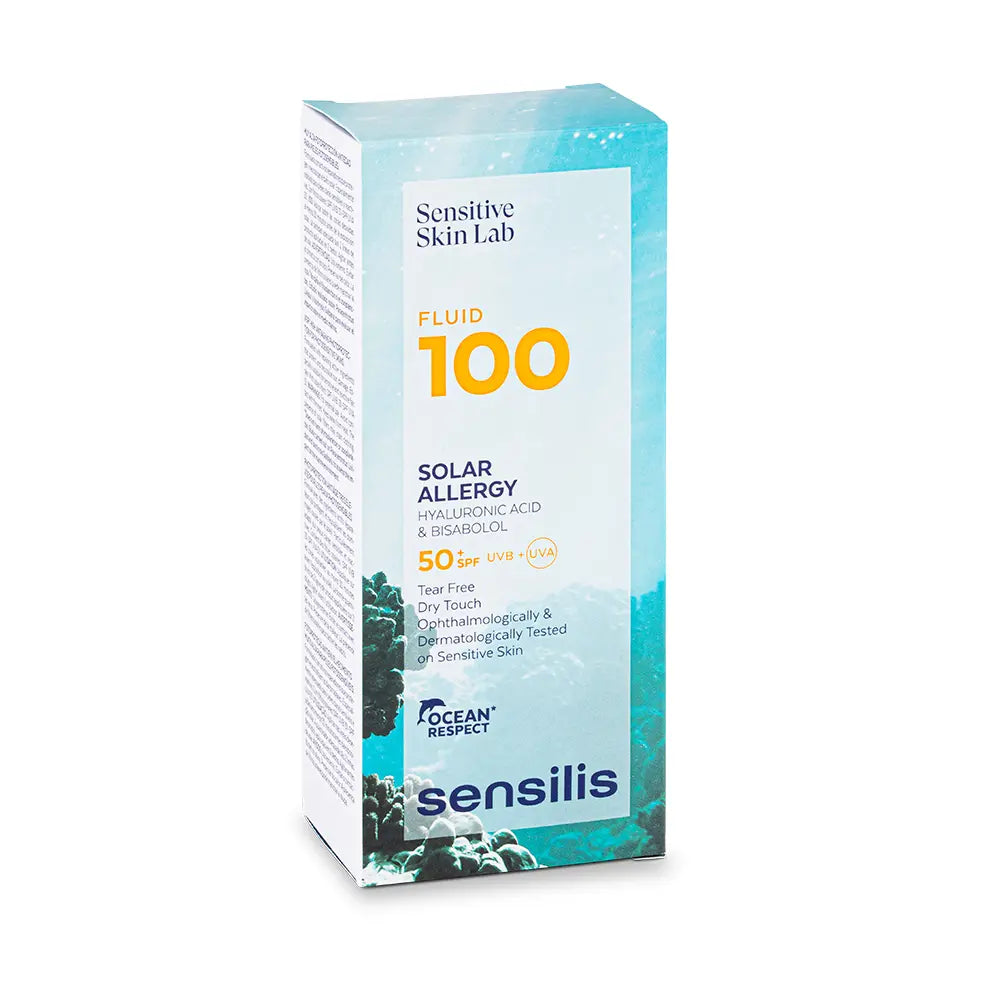 SENSILIS-FLUID 100 SOLAR ALLERGY protetor solar ultrafluido aquoso FPS50+ 40 ml-DrShampoo - Perfumaria e Cosmética