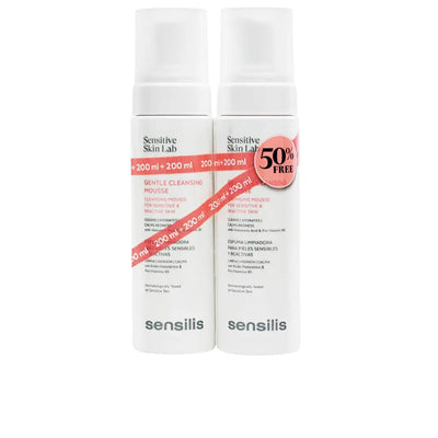 SENSILIS-GENTLE CLEANSING MOUSSE espuma de limpeza 2 x 200 ml-DrShampoo - Perfumaria e Cosmética