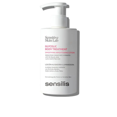 SENSILIS-GLYCOLIC BODY TREATMENT loção corporal iluminadora e suavizante 200 ml-DrShampoo - Perfumaria e Cosmética