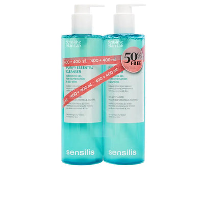 SENSILIS-Gel de limpeza PURIFY ESSENTIAL CLEANSER 2 x 400 ml-DrShampoo - Perfumaria e Cosmética