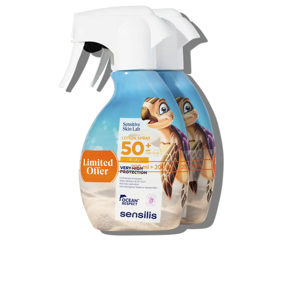 SENSILIS-PEDIATRICS loção spray SPF50+ pacote 2 x 200 ml.-DrShampoo - Perfumaria e Cosmética