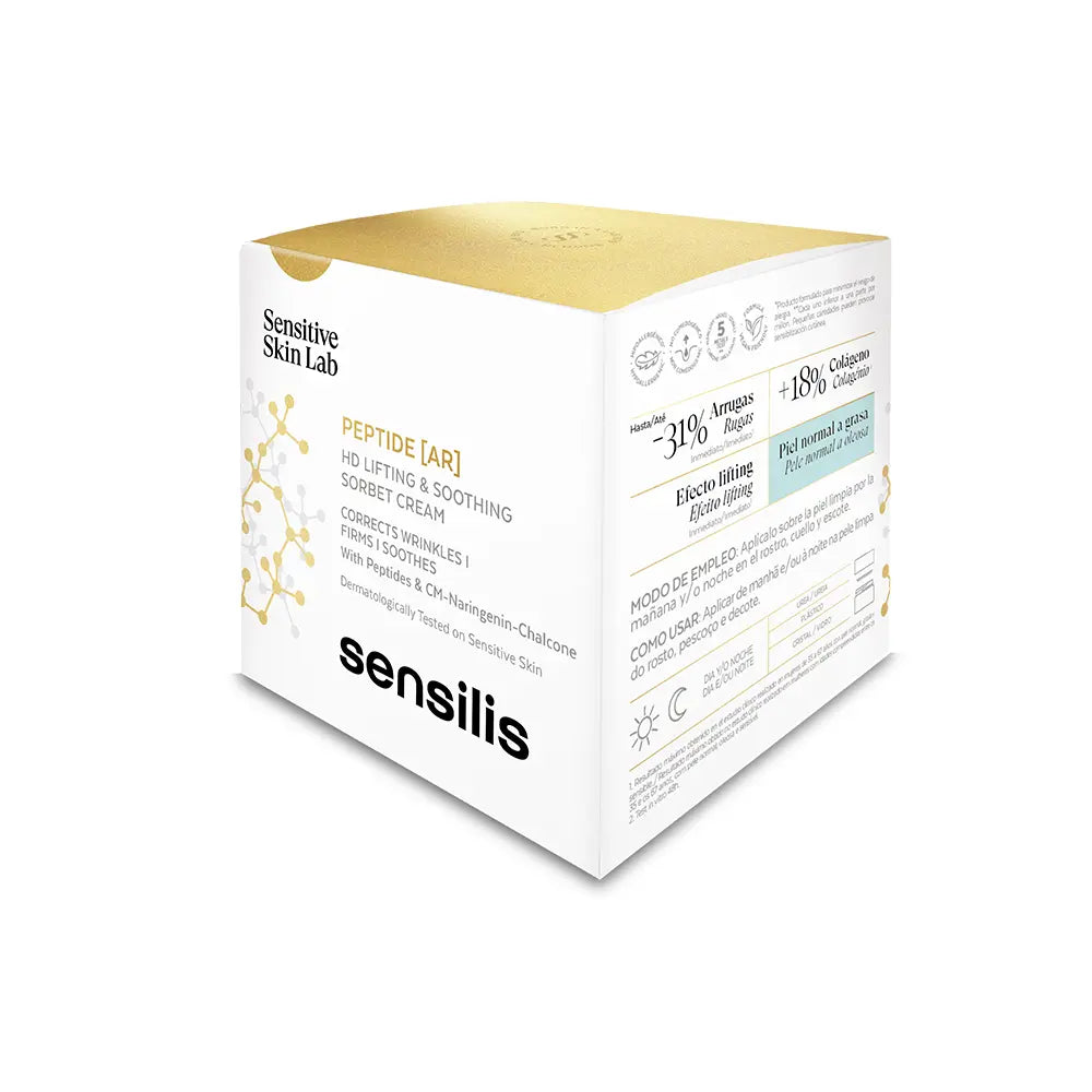 SENSILIS-PEPTIDE [AR] creme sorvete efeito lifting 50 ml-DrShampoo - Perfumaria e Cosmética