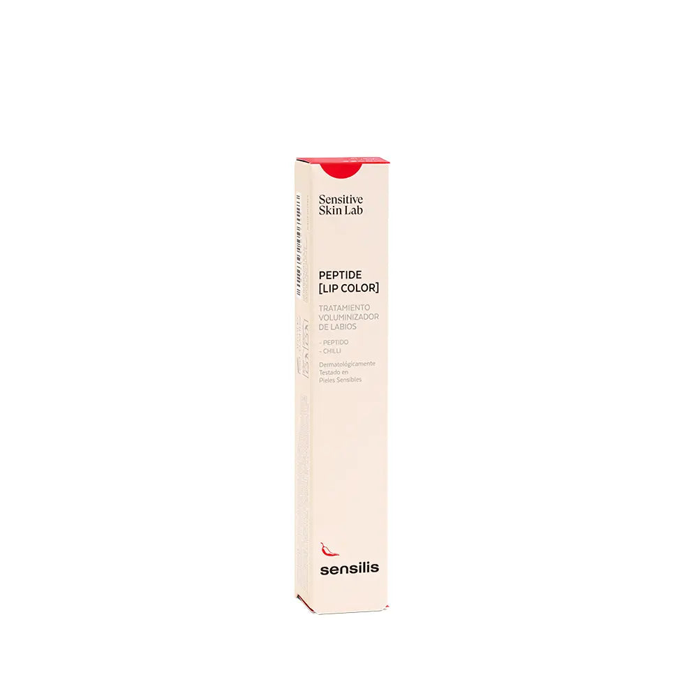 SENSILIS-PEPTIDE [LIP COLOR] tratamiento voluminizador de labios #01-Red Chili 10 ml-DrShampoo - Perfumaria e Cosmética