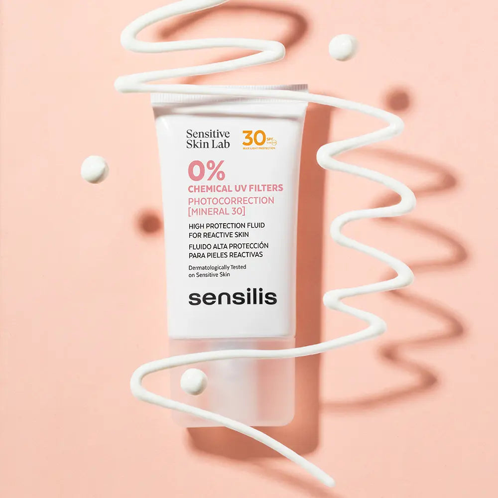 SENSILIS-PHOTOCORRECTION MINERAL 30 fluido alta protección para pieles reactivas SPF30 40 ml-DrShampoo - Perfumaria e Cosmética