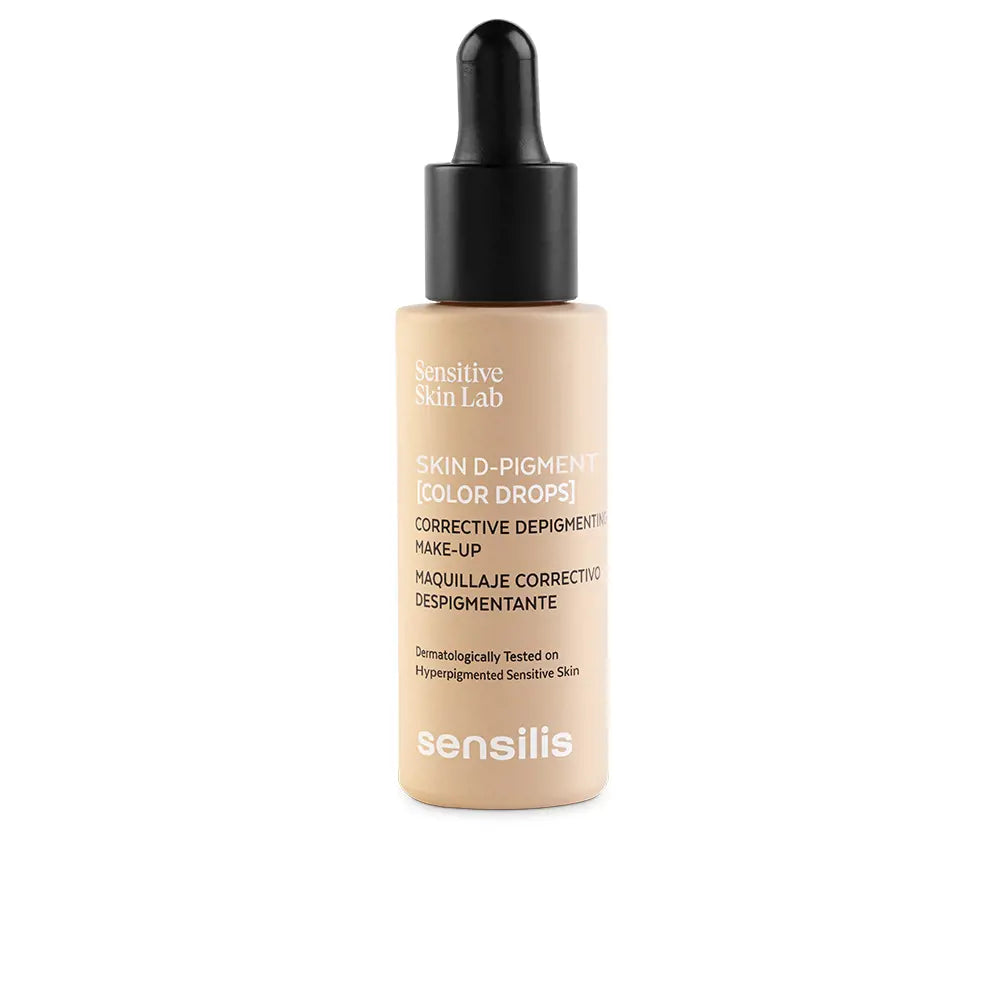 SENSILIS-SKIN D-PIGMENT [COLOR DROPS] maquiagem corretiva despigmentante #Beige dourado 30 ml-DrShampoo - Perfumaria e Cosmética