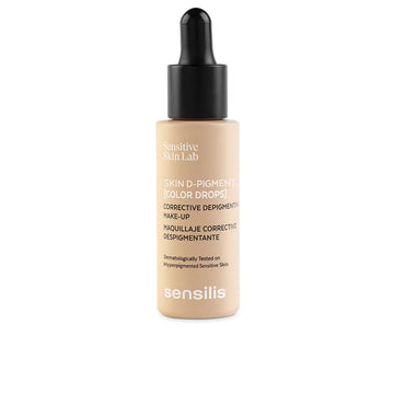 SENSILIS-SKIN D-PIGMENT [COLOR DROPS] maquiagem corretiva despigmentante #Beige dourado 30 ml-DrShampoo - Perfumaria e Cosmética Imagem principal do produto