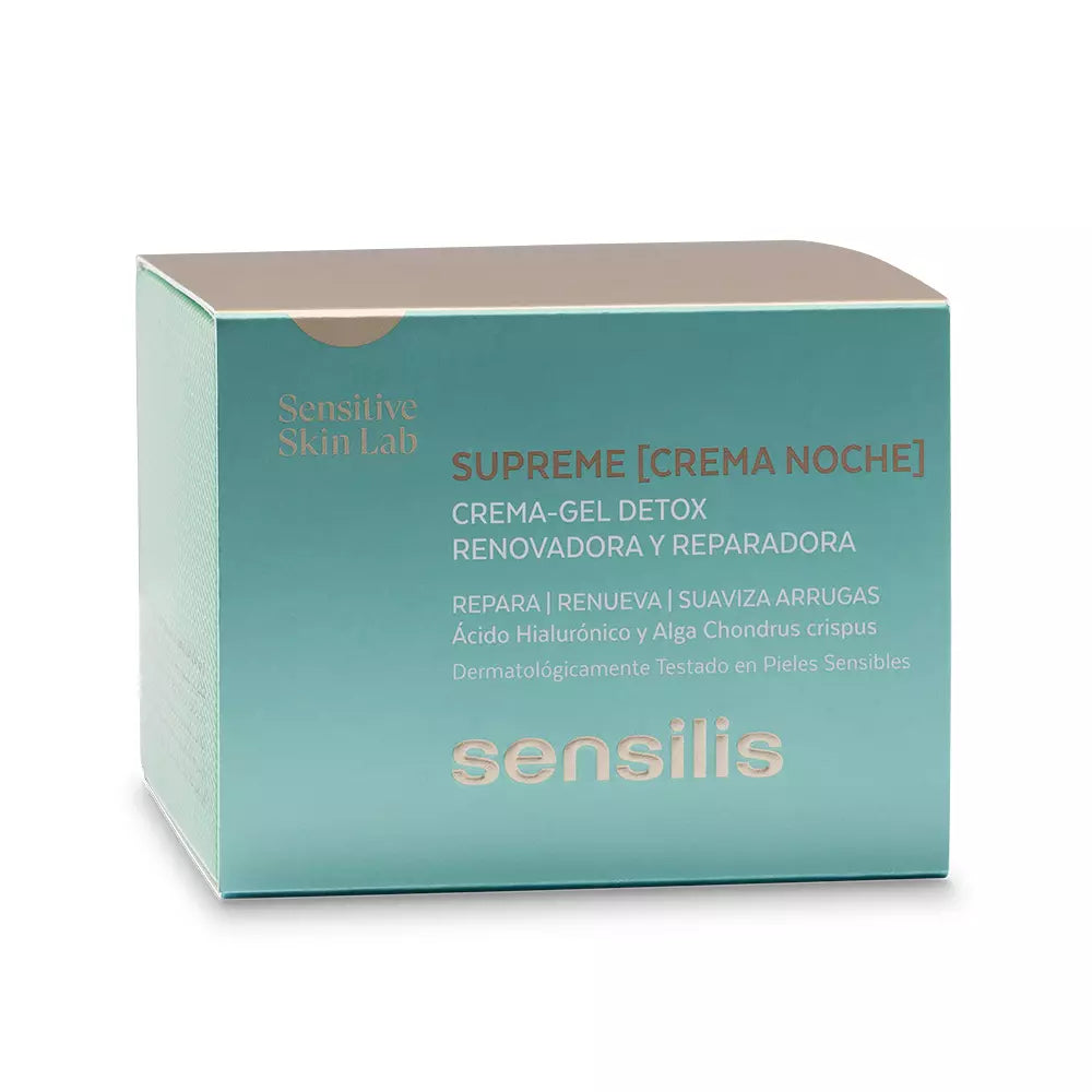 SENSILIS-SUPREME REAL DETOX creme de noite 50 ml-DrShampoo - Perfumaria e Cosmética