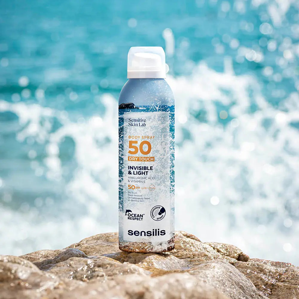 SENSILIS-Spray corporal INVISÍVEL & LEVE SPF50+ 200 ml-DrShampoo - Perfumaria e Cosmética