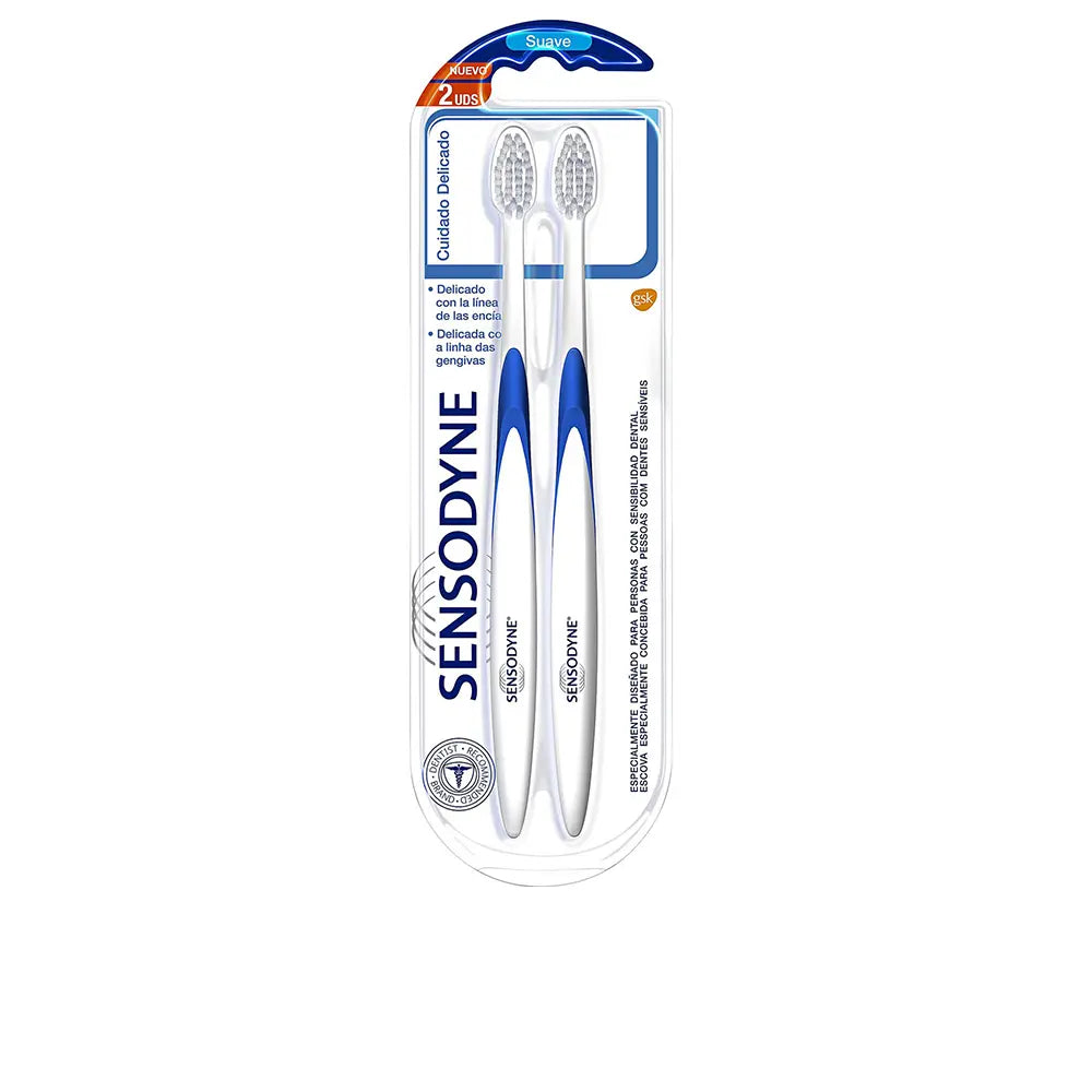 SENSODYNE-Escova de dentes macia SENSODYNE pack com 2 unidades.-DrShampoo - Perfumaria e Cosmética