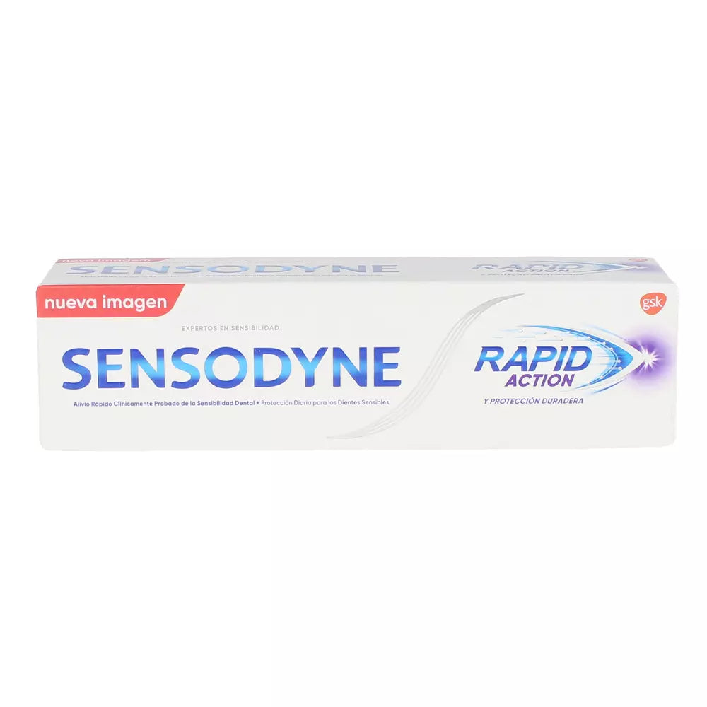 SENSODYNE-Pasta dentífrica RAPID ACTION 75 ml-DrShampoo - Perfumaria e Cosmética
