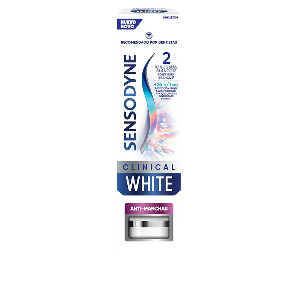 SENSODYNE-SENSODYNE CLINICAL WHITE creme dental anti-manchas 75 ml.-DrShampoo - Perfumaria e Cosmética